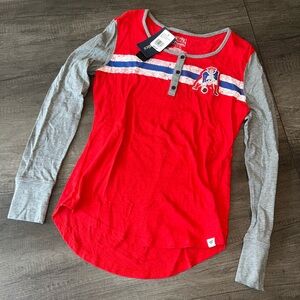 NWT Patriots long sleeve top